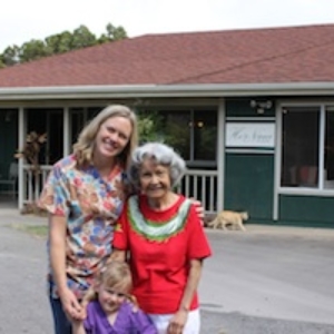 Founder Karyn Clay with HooNani Day Center client and daugther Charly