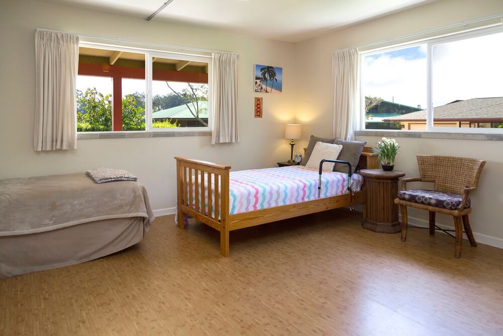The Aloha semi-private suite at HooNani Care Home